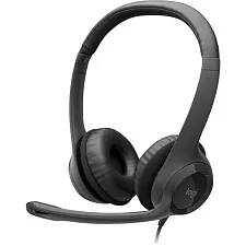 Наушники проводные Logitech H390 (981-000803), черный