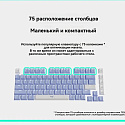 Клавиатура беспроводная Logitech Alto Keys K75M 920-013300 (белая)
