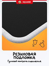 Коврик для мыши Red Square Goosepad XL RSQ-40066, 90x40 см (белый)