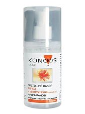 Набор для ЖК-экранов Konoos KT-200: спрей 200 мл + салфетка