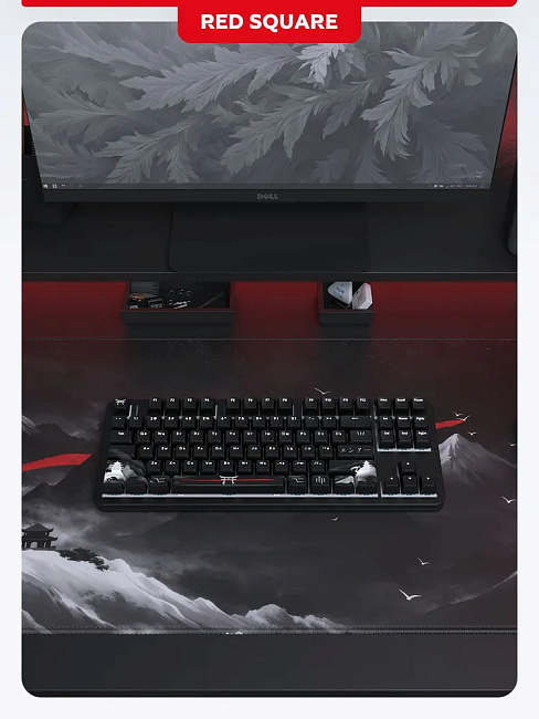 Клавиатура беспроводная Red Square Alumix TKL Satori g3ms Jade RSQ-20067 (черная)