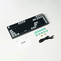 Клавиатура игровая JEGG ZA99 Black Grey GreenTNT Yellow (серая/зеленая)