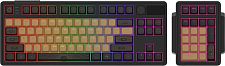 Клавиатура проводная Дарк Проджект KD87A + Numpad g3ms Aquamarine DP-KD-87A-000101-GAM (черная)