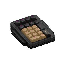 Клавиатура проводная Дарк Проджект KD87A + Numpad g3ms Aquamarine DP-KD-87A-000101-GAM (черная)