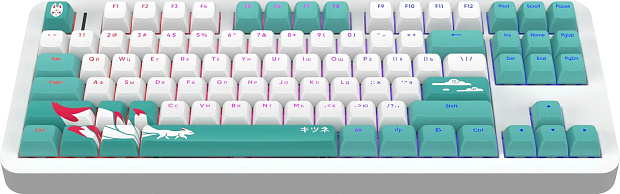 Клавиатура проводная Red Square Alumix TKL Classic Kitsune g3ms Aquamarine RSQ-20052 (белая)