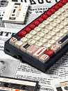 Клавиатура беспроводная Дарк Проджект KD83A g3ms Onyx v2 DP-KD-83A-110100-GOX СССР (красная/белая)