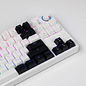 Клавиатура игровая JEGG ZA87 Pro White,black,orange, TNT Yellow (белая)