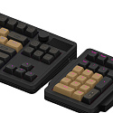 Клавиатура проводная Дарк Проджект KD87A + Numpad g3ms Aquamarine DP-KD-87A-000101-GAM (черная)