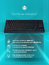 Клавиатура проводная IO by Red Square Type 84 Magnetic g3ms Magnetite Ice io292 (черная)