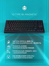 Клавиатура проводная IO by Red Square Type 84 Magnetic g3ms Magnetite Ice io292 (черная)