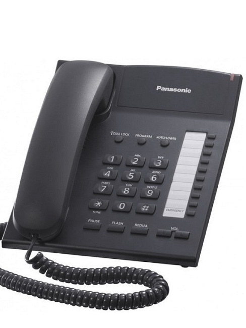 Проводной телефон Panasonic KXTS2382UAB, черный