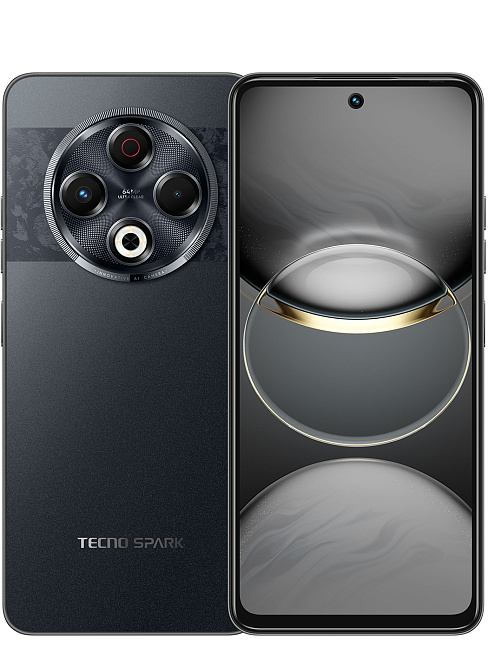 Смартфон Tecno Spark 30 8GB/256GB Stellar Shadow, черный