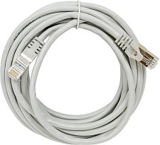 Интернет кабель (патч-корд) FTP Cablexpert PP6-5M, кат.6, 5м, литой, многожильный, серый