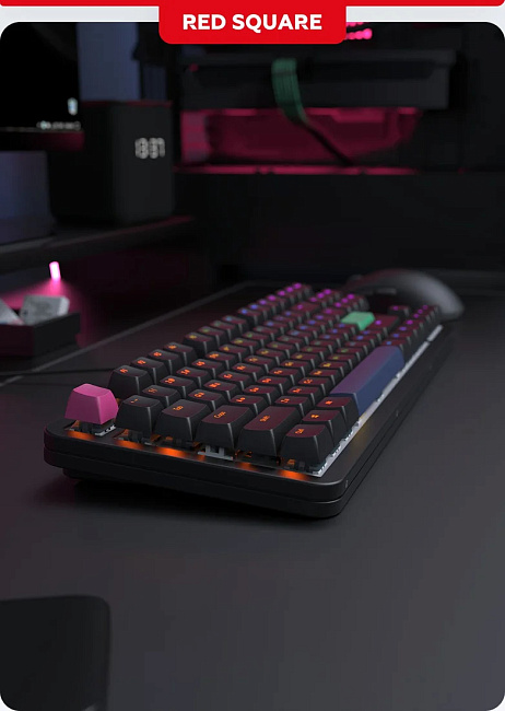 Клавиатура проводная Red Square Alumix TKL Simple g3ms Amber RSQ-20049 (черная)