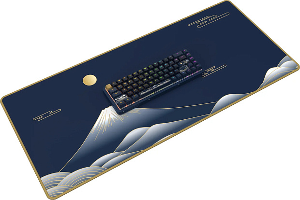 Клавиатура проводная Red Square Alumix 68 Yotei + коврик g3ms Magnetite RSQ-20060 (синяя)