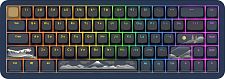 Клавиатура проводная Red Square Alumix 68 Yotei + коврик g3ms Magnetite RSQ-20060 (синяя)