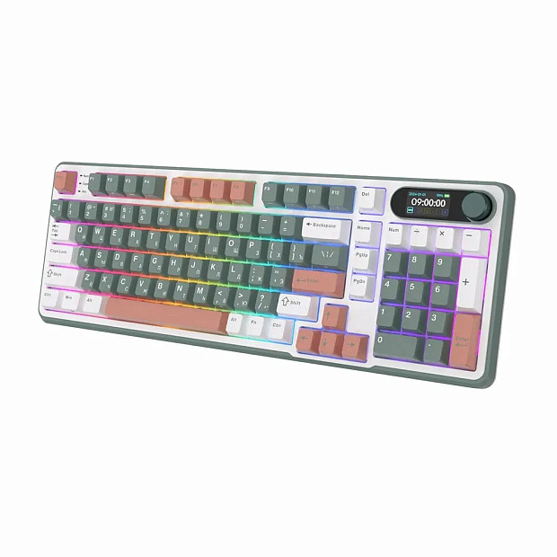 Клавиатура Royal Kludge RK-S98 Camping Chartreuse switch (зеленая + Шартрез свитч) 