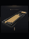Клавиатура проводная Дарк Проджект KD87A + Numpad g3ms Aquamarine DP-KD-87A-000101-GAM (черная)