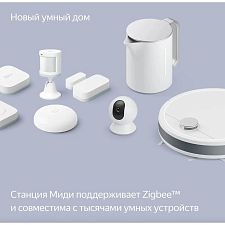 Умная колонка Яндекс.Станция Миди, модель: YNDX-00054GRY, серый