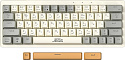 Клавиатура игровая JEGG ZA63 PRO beige,grey,yellow, TNT Yellow (бежевая)