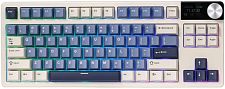 Клавиатура Royal Kludge RK S85 Horizon Blue Beige switch (голубая)
