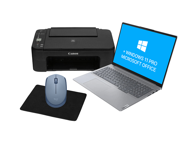 Комплект ThinkBook 16 G6 IRL 16" IPS/i7-13700H/16GB/SSD512GB/Backlit/Grey+МФУ TS3340+мышь+коврик