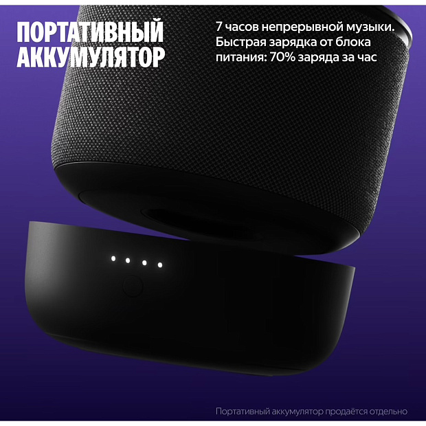 Умная колонка Яндекс Станция Мини 3 Про с Zigbee YNDX-00059BLK, черный