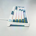 Клавиатура игровая JEGG ZA98 White Navy Blue TNT Red (синяя)