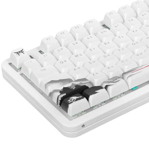 Клавиатура беспроводная Red Square Alumix TKL Satori g3ms Jade RSQ-20055 (белая)