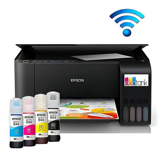 МФУ струйный цветной Epson EcoTank L3251 "3в1" принтер, сканер, копир с СНПЧ, А4