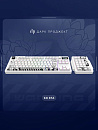 Клавиатура проводная Дарк Проджект KD87A + Numpad g3ms Moonstone DP-KD-87A-000102-GMS (белая)