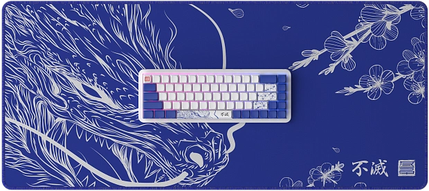 Клавиатура игровая проводная Red Square Alumix 68 Arita + коврик g3ms Sapphire RSQ-20059 (белая)