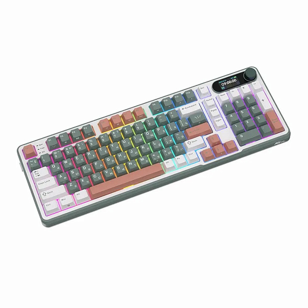 Клавиатура Royal Kludge RK-S98 Camping Chartreuse switch (зеленая + Шартрез свитч) 