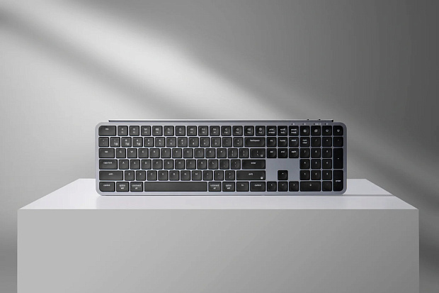 Клавиатура беспроводная утратонкая Keychron B6 Pro B6P-K1-RU (серый космос)