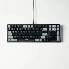 Клавиатура игровая JEGG ZA99 Black Grey GreenTNT Yellow (серая/зеленая)