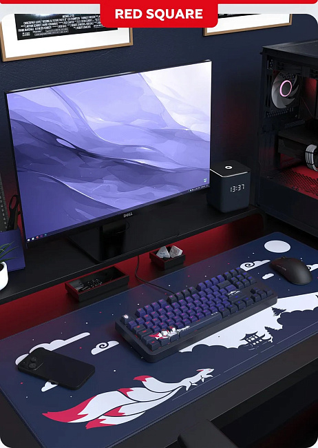 Клавиатура проводная Red Square Alumix TKL Classic Kitsune g3ms Aquamarine RSQ-20051 (черная)