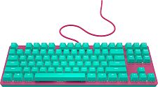 Клавиатура проводная IO by Red Square Typex v2 g3ms Sapphire io211 (бирюзовая/розовая)