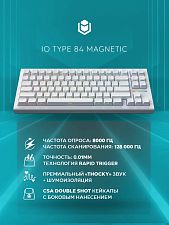 Клавиатура проводная IO by Red Square Type 84 Magnetic g3ms Magnetite Ice io291 (белая)