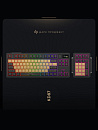 Клавиатура проводная Дарк Проджект KD87A + Numpad g3ms Aquamarine DP-KD-87A-000101-GAM (черная)