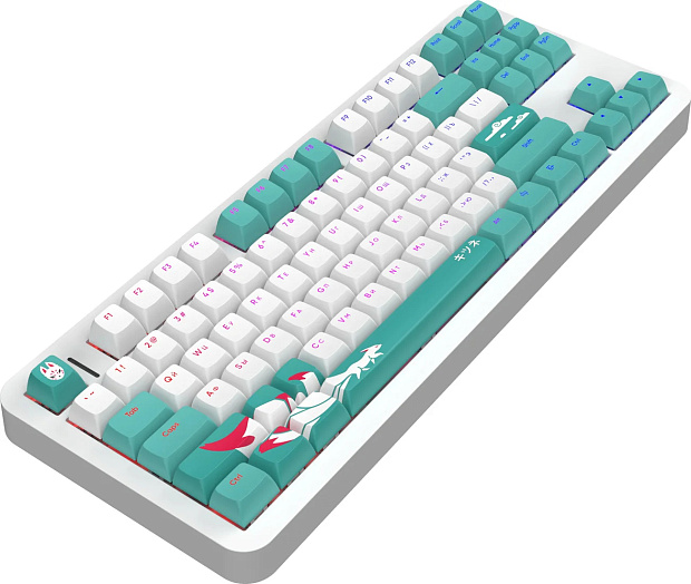 Клавиатура проводная Red Square Alumix TKL Classic Kitsune g3ms Aquamarine RSQ-20052 (белая)