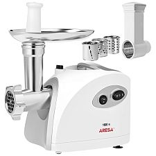 Мясорубка Aresa AR-2106 с насадкой-овощерезкой AR-3804