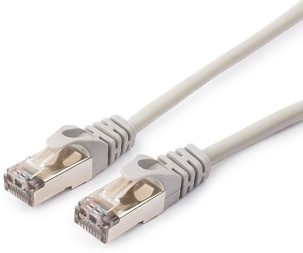 Интернет кабель (патч-корд) FTP Cablexpert PP6-5M, кат.6, 5м, литой, многожильный, серый