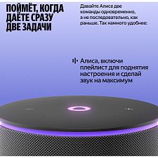 Умная колонка Яндекс Станция Мини 3 Про с Zigbee YNDX-00059BLK, черный