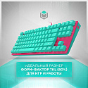 Клавиатура проводная IO by Red Square Typex v2 g3ms Sapphire io211 (бирюзовая/розовая)