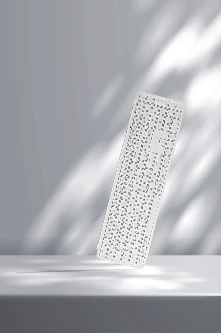 Клавиатура беспроводная ультратонкая Keychron В6 Pro B6P-K8-RU Ivory White (белая)