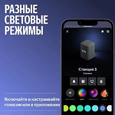 Умная колонка Яндекс Станция 3 с Zigbee YNDX-00060PPL, фиолетовый