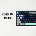 Клавиатура игровая JEGG ZA99 Black Grey GreenTNT Yellow (серая/зеленая)