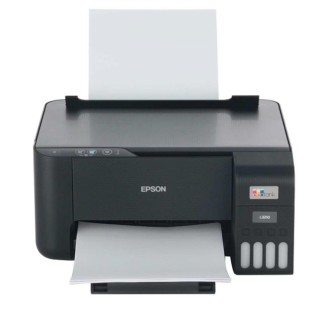 МФУ струйный цветной Epson EcoTank L3210 с СНПЧ, "3в1" принтер, сканер, копир, А4