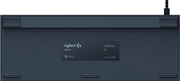 Клавиатура игровая проводная Logitech G316 X 920-013699 (чёрная)