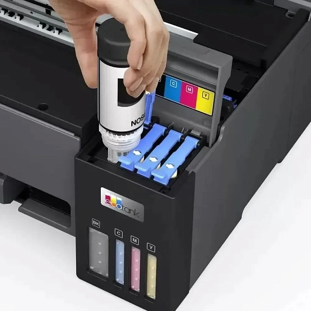 Фотопринтер Epson EcoTank L8050 цветной струйный с СНПЧ, печать на CD/DVD и пластиковых ID-картах